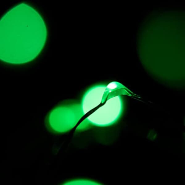 2-Pack 1m Mini LED Ljusslinga Batteridriven grön green