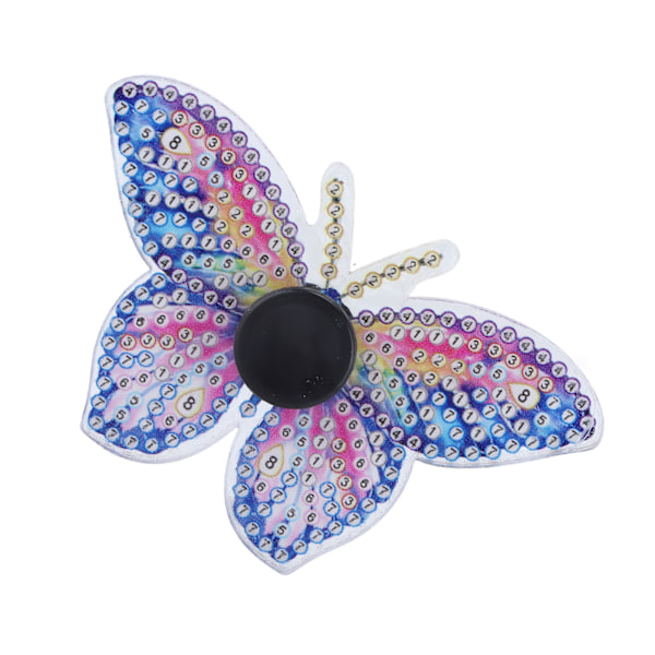 Rhinestone Målningsprydnad Färg Fjärilsform Dekoration DIY Tillbehör Konstkit