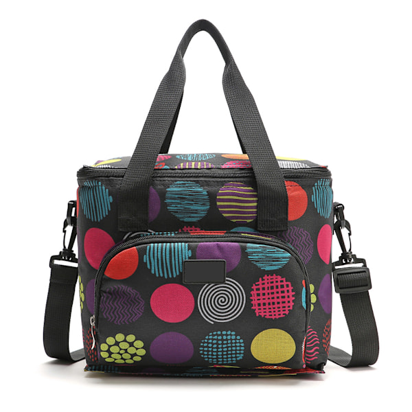 10L bærbar isoleret termisk Bento Taske Lunchbox Organizer til skolekontorpicnic (Plads)