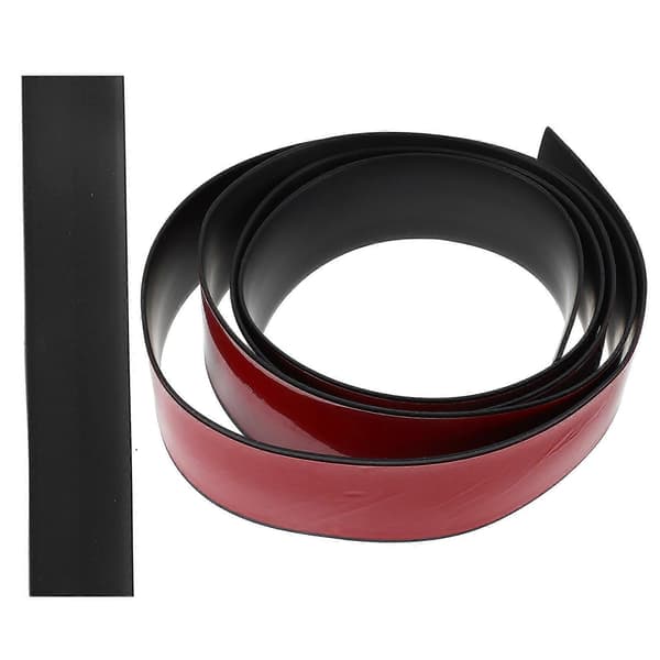 Dörrlist Tröskel Självhäftande För Golvbruk 2 Meter PVC Svart