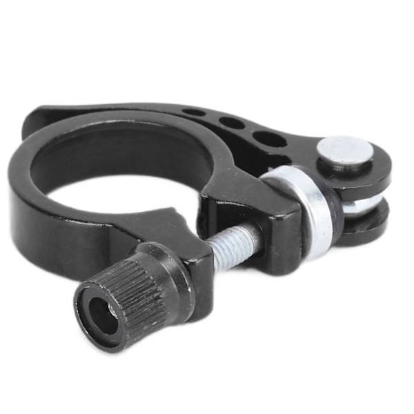 Sadelstolpsklämma aluminiumlegering snabbkoppling sadelrörsklämma för mountainbikes 3 cm svart