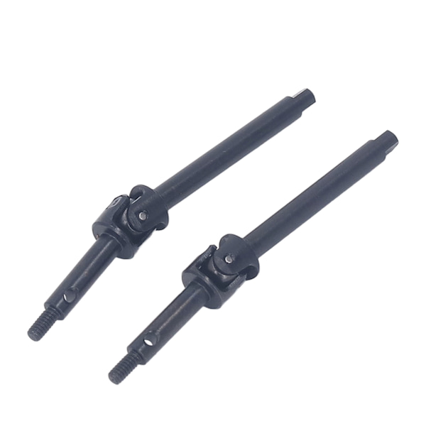 2ST Teräksinen vetoakseli etu takana poikittainen vetoakseli Axial SCX24 1/24 kiipeilyautolle musta