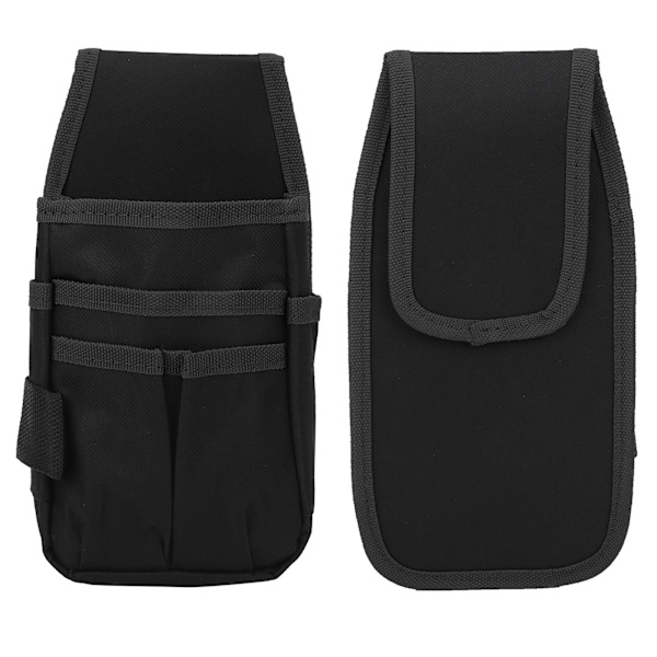 Hardware Værktøjspose Multifunktionel Hardware Lomme Beholder Organizer Opbevaringspose (Sort)