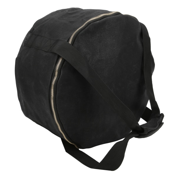 Camping Pot Storage Bag Rese Bärbar Dammtät Gjutjärn Pan Kaminer Bärväska för PicnicBlack