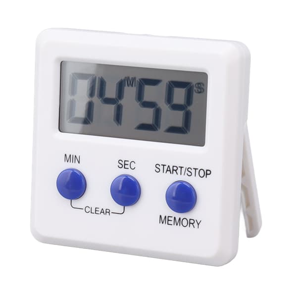Digital Timer Inlärning Sport Elektronisk Timer Enkel Timer för Hem Kök Träning Bakning Lektid