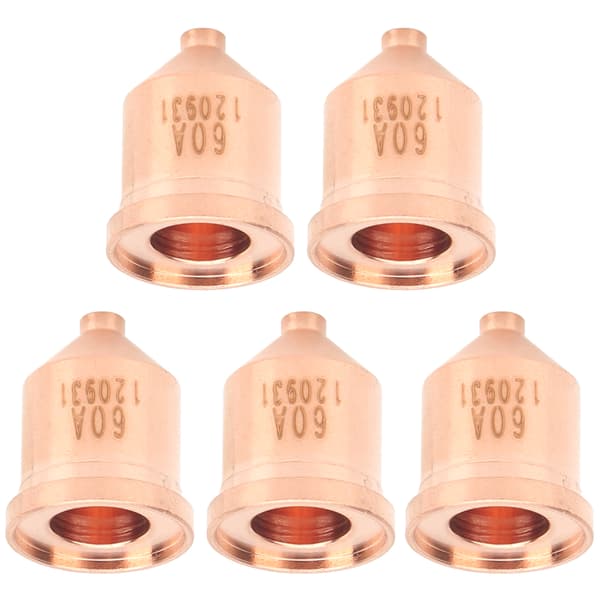 5 Pieces Plasma Cutter Nozzle Copper Cap Cutting Torch for Welding Accessories 120931