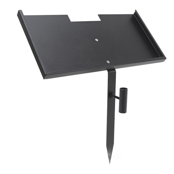 Grave Marker Stand Marker Hållare Järn Anti Fade Enkel montering Mattfinish Dräneringshål Minnessten Plack Stativ för nära och kära Husdjur