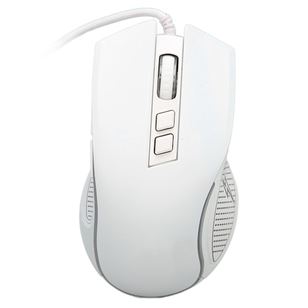 Gaming Mouse USB2.0 4 Justerbar DPI RGB Bakgrundsbelyst Ergonomisk design Optisk sensor Bärbar datormus för spelkontor Hem Vit