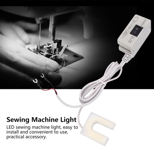 High Brightness LED Sewing Machine Light US-shaped Energy Saving Work Light Sewing Accessories 110-250V