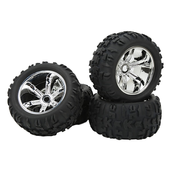 4st RC gummidäck Stark dämpning Slitstarka utbytesgummi däck för Traxxas Maxx Arrma Kraton 1/8 1/10 RC bil