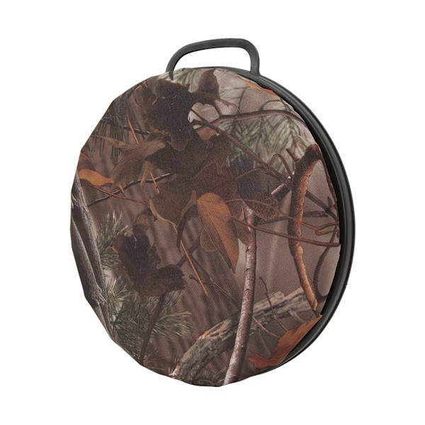 5 gallons spandøsebænk 360 ​​graders drejelig spandlåg med memory foam til jagt Fiske Havearbejde Camping New Leaf Camouflage