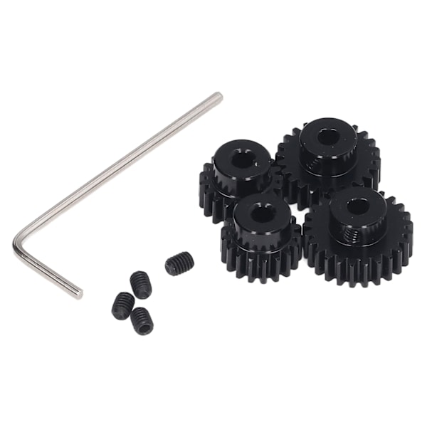3,175 mm RC Pinjonggirsett for Tamiya TT01 TT02 TB02 TA05 RC Bil Universal 18T 19T 23T 24T Stål RC Motor Gir