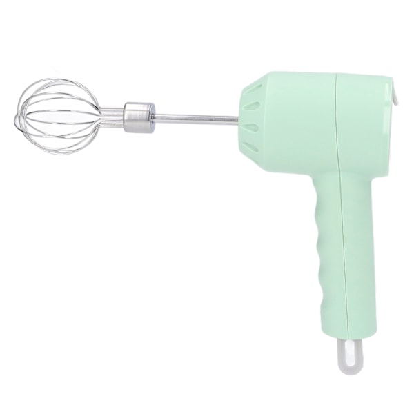 Elektrisk sladdlös handmixer liten hushållsvisp 3 hastigheter för köksbakning grön