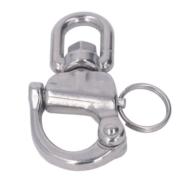 Snap Shackle 360 ​​graders rotation Rustfrit stål polerede overflader Hurtigkobling Snap Shackle til spinnakerfald