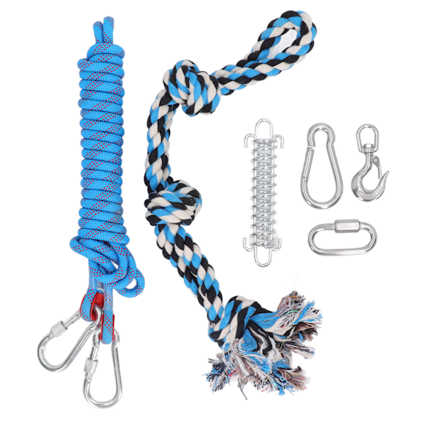 Spring Pole Hundleksak 360 graders roterande muskelbyggare Interactive Puppy Drag Rep Leksak för inomhus utomhus