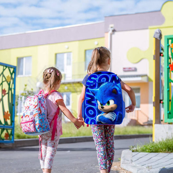 3 stk Kid Boktaske Sæt Anime Rygsæk med Madpakke Penneetui til Skoleudflugter Camping Picnic Fødselsdag Jul Halloween Gave