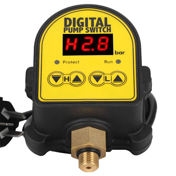 Digital automatisk elektronisk tryckkontrollomkopplare för duschförstärkningsvattenpump AU 220V