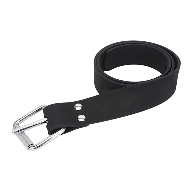 Silikon dykkevektbelte med hurtigspenne i rustfritt stål for fridykking, undervannsdykking, snorkling, spydrfiske 1,3M