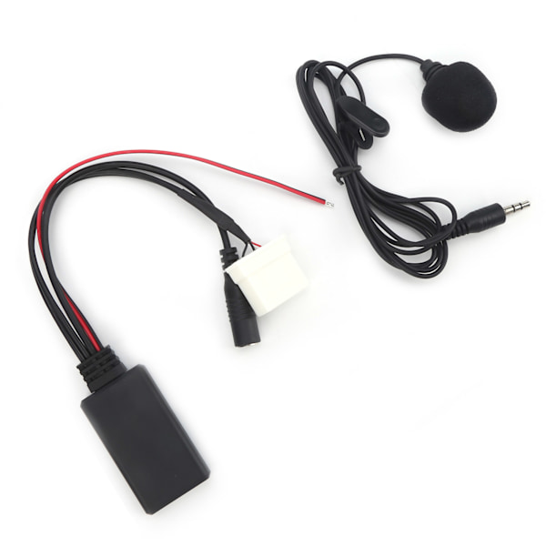 Bil Bluetooth Stereo Radio Audio Förlängningskabel Telefon Handsfree Mikrofon Adapter Passar för Mazda 2 / 3 / 5 / 6 / MX5 / RX8 2006‑On