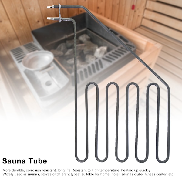 Sähköinen saunauuni elementti Ruostumaton teräs Suora lämmityselementti saunan lämmitykseen SAV-3000W