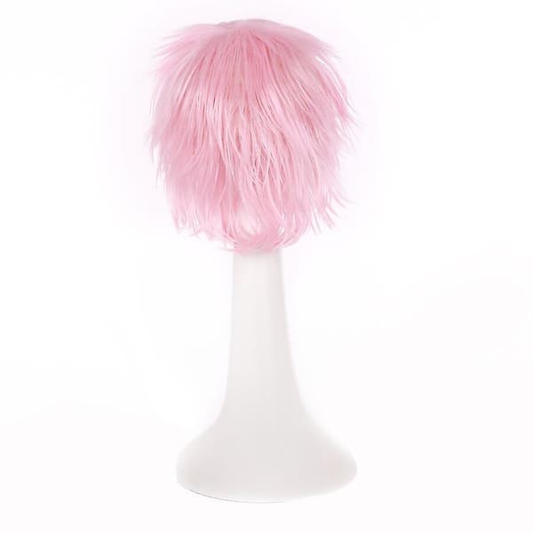 Anime Cosplay Paryk Kort Glat Paryk Light Pink