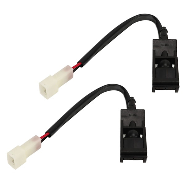 1 Pair Front Windshield Washer Nozzle Heated 6E0955986B Durable Anti-Crack Robust Replacement for Bora MK4 Bettle Cabrio