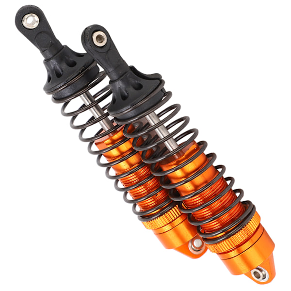 2kpl 115 mm RC-iskunvaimentimet alumiiniseoksesta TRAXXAS SLASH 2WD 1/10 RC-autoihin, oranssi