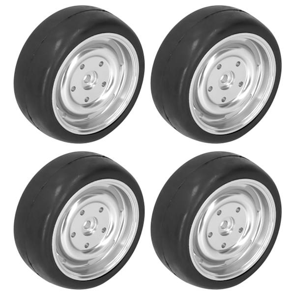 63 mm diameter 4 hull RC Antiskli Dekk Gummidekk Passer for WPL D12 1/10 bilmodell