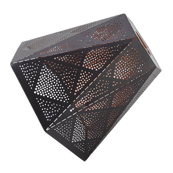 Lampskärm Smidesjärn ihålig design Modern stil korrosionsbeständig bordslampsskärm för E27 E26 lamphållare