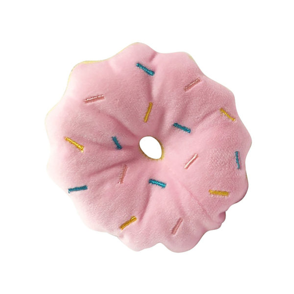 Hundmunkleksaker Bittålig tandgnissning lindra tristess Tecknad Söt pipande plysch hundleksak för husdjurstillbehör Rosa
