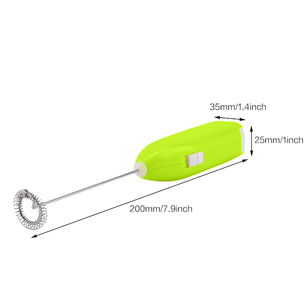 Hushålls elektrisk äggvisp Äggbrytare Vispa mjölkskummare (grön)