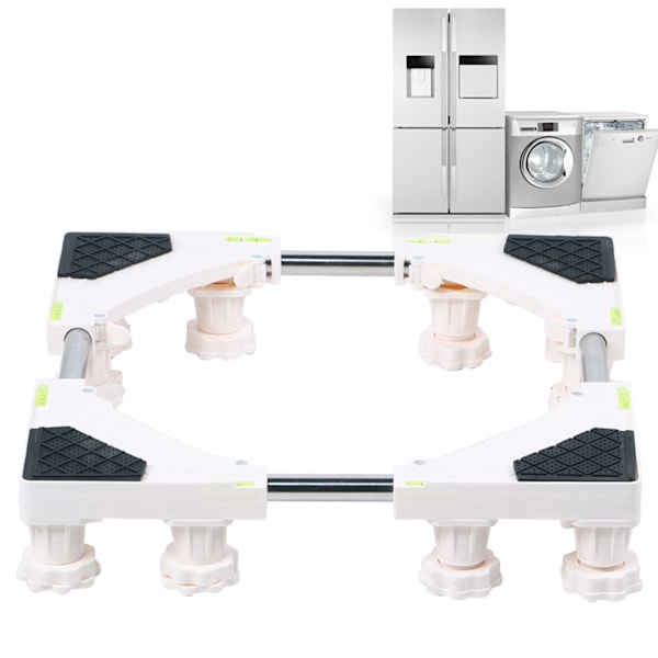 12 Fots Vaskemaskin Base Stativ Holder Stativ Sterk Lagring for Automatisk Vaskemaskin