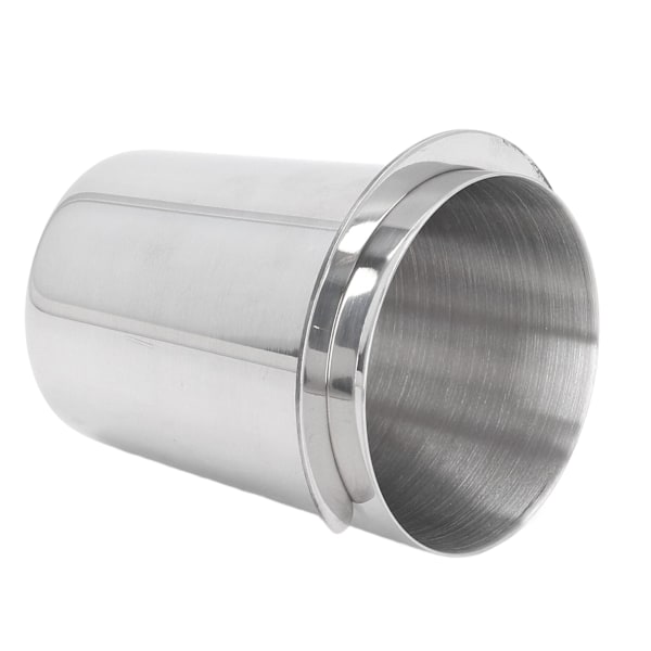 58 mm doseringskopp rostfritt stål Kompatibilitet Polering kaffedoseringskopp pulvermatare för kaffe Silver