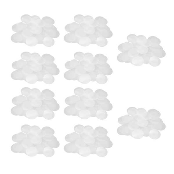 200 stk. Transparent Badge Film Beskyttende Klar PVC Multi Purpose Badge Knap Film til Håndværk DIY Beskyttelse 44MM