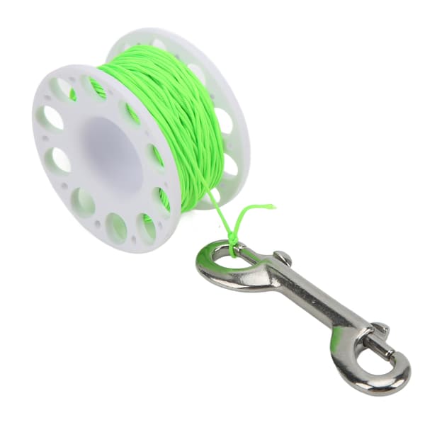 Diving Reel High-Density Plastic Portable Belt High-Strength User-Friendly Design Diving Equipment White
