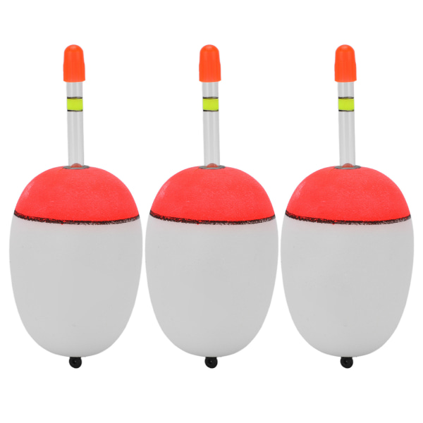 3ST EVA självlysande fiskeflotta Light Stick Foam Plast Bobber Havsfiske Striking Float80G
