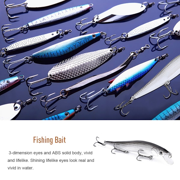 1st Long Tail Fishing Artificiellt levande bete Naturligt likt Minnow Lures Fisktillbehör (A)