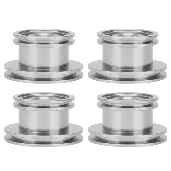 Aluminiumlegeringsfälgar Uppgradering av reservdelar Passar för MN90 91 99 99S 1/12 RC Crawler CarSilver