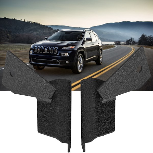 1 Par Bil A-stolpe Vindruta Montering LED Arbetsljus Bar Fäste för Jeep Cherokee XJ