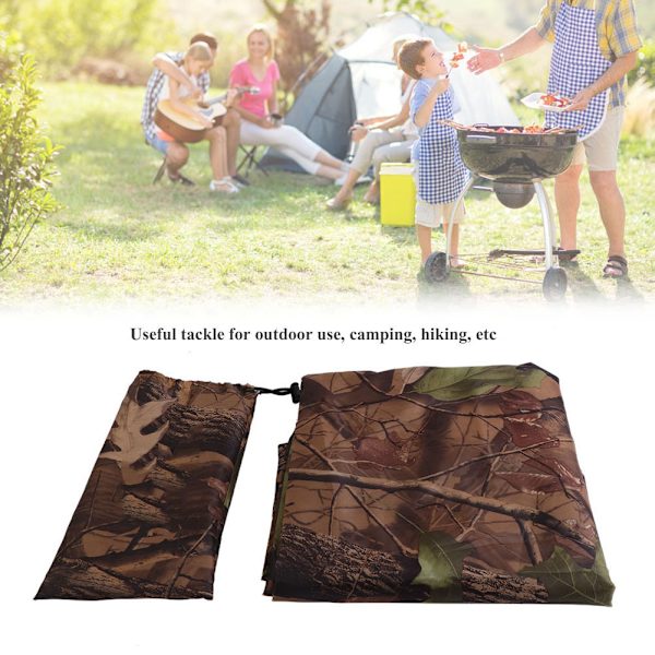 Vattentät Army Camo Tält Presenning Lakan Baldakin Markis Regnskydd (2 x 2m)
