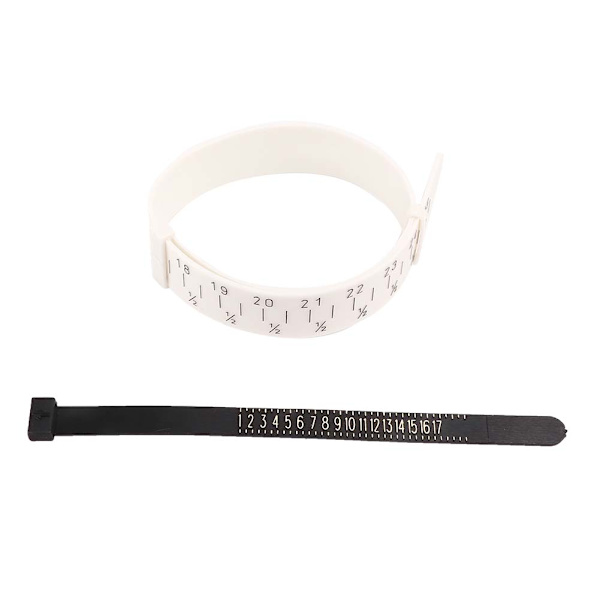 2 set Finger Handled Measuring Tool Ring Bracelet Sizer Jewelry Making Measuring Tool