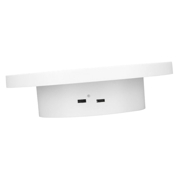 Roterende displaystativ 360 grader motorisert roterende displaystativ Skiveplate for liten produktvisning 3 kg Diameter 20 cm/7,9 tommer