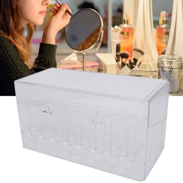 36 Grid Dustproof Transparent Lipstick Storage Case Organizer Storage Rack