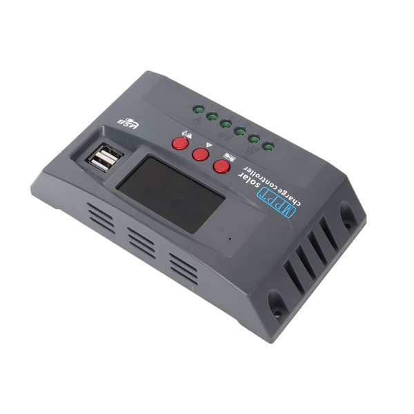 MPPT Solladdningsregulator Smart Automatisk Anpassning 12V 24V 10Amp Solladdningsregulator för Solsystem