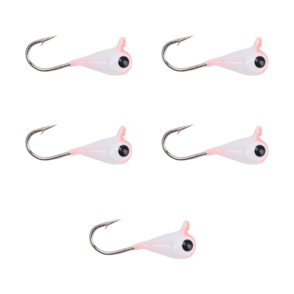 5 stk Vinterisfiske Jigs Kit Isfiskekroge Lås til Bas, Abborre, Crappie 3mm
