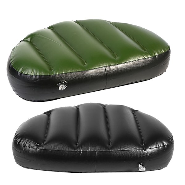 Høy kvalitet PVC grønn fiskebåt oppblåsbar pute Båtsäte for utendørs camping
