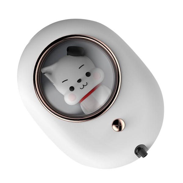 Väggmonterad tvåldispenser Space Capsule Design Uppladdningsbar platsbesparande vägg Automatisk skummande tvål dispenser Vit