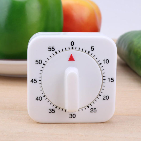 60-minutters timer Køkkenurpåmindelse Praktisk nedtællingstimer Mekanisk timer
