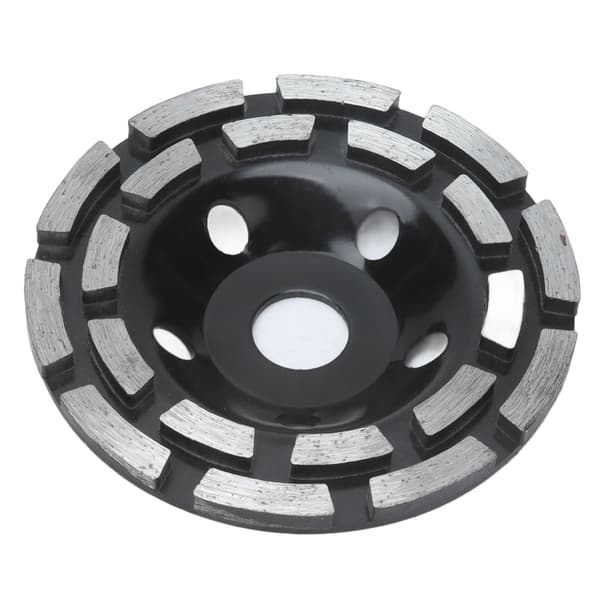Diamantslibeskive Slibeskive Lav Vibration Sæt Sort til Sten Beton Diameter 125mm