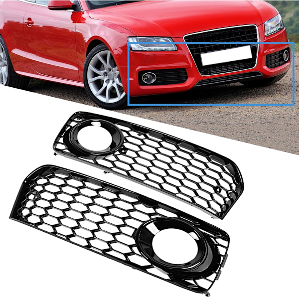 Par Dimljus Grill Modifieringsdelar Passar till Audi A5 S-Line S5 B8 RS5 2008-2012